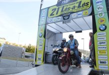 Festival mototurístico junto ao mar