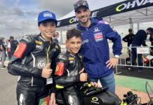 Dupla lusa esteve na final do MotoMini